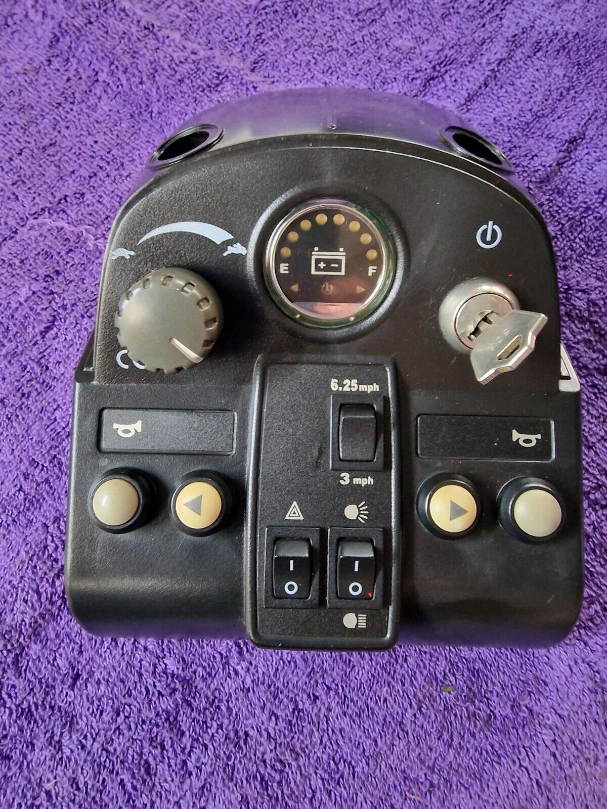 Pride Colt Deluxe Tiller Head Control Panel Switches Controls Ignition L3B21